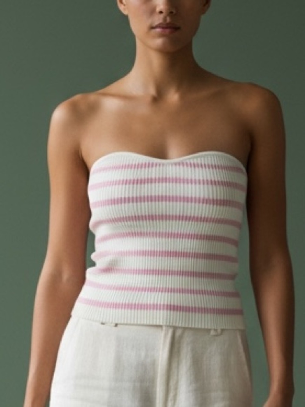 Needii ribbed viscose top